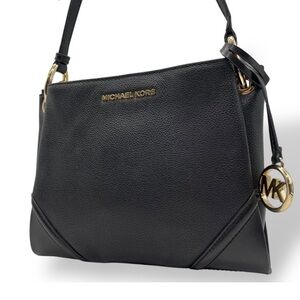 Michael Kors Black crossbody bag with Gold-Tone Hardware
